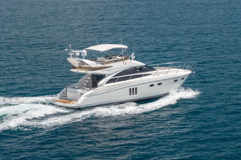 Slide: The Image of Princess 54 Flybridge 2009 - 8