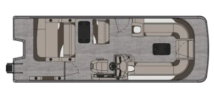 Slide: The Image of Avalon LSZ - 25 FT Entertainer Triple-toon "Bluewater Belle" 2026 - 2