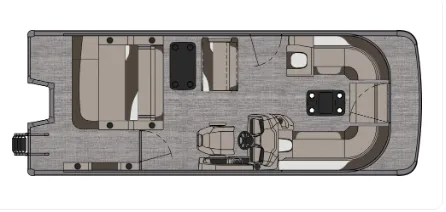 Slide: The Image of Avalon LSZ - 23 FT Entertainer With Patio Pad "Bleu Royale" 2026 - 1