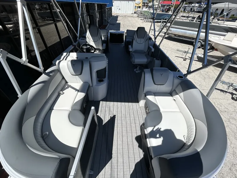 Slide: The Image of Tahoe Pontoons 2185 LTZ QUAD LOUNGER 2026 - 2
