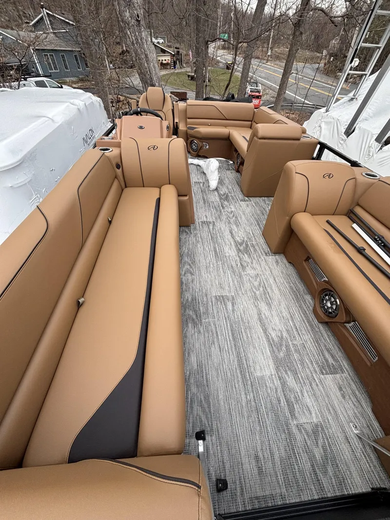 Slide: The Image of Avalon Venture- 21 FT Cruise Rear Bench 2026 - 6