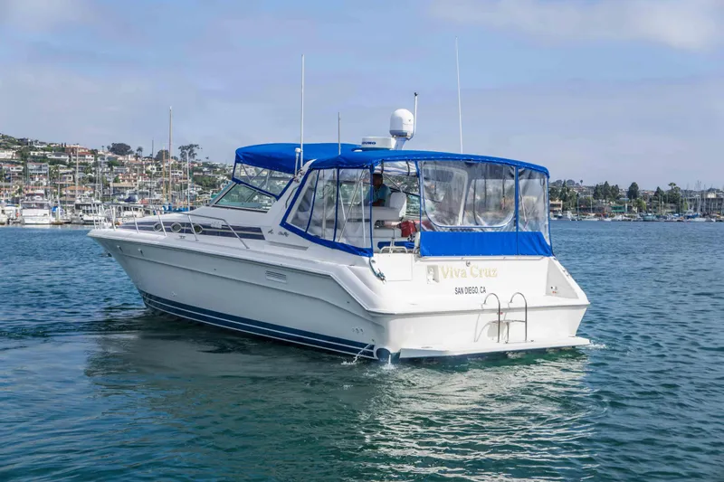 Slide: The Image of Sea Ray 450 Sundancer 1995 - 3