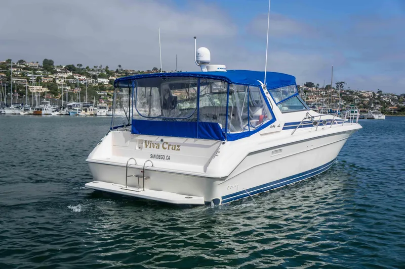 Slide: The Image of Sea Ray 450 Sundancer 1995 - 5