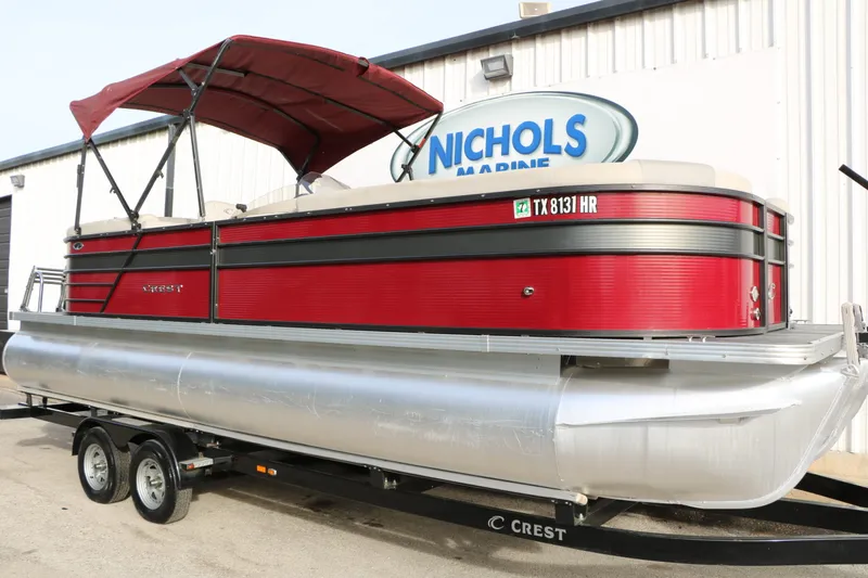 Slide: The Image of Crest Pontoons Crest II 240SL 2019 - 2