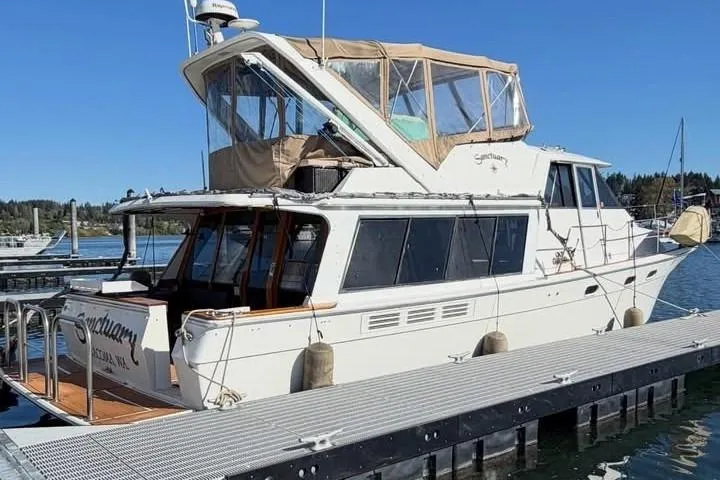 Slide: The Image of Bayliner 4588 Pilothouse 1993 - 1