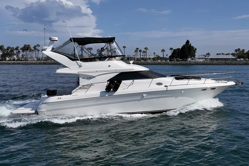Slide: The Image of Sea Ray 400 Sedan Bridge 1998 - 2