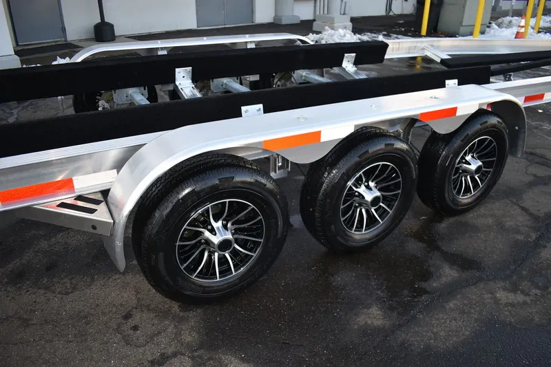 Slide: The Image of Yacht Club Trailers Yacht Club Boat Trailers Aluminum I-Beam Bunk AD32150TRB-DDDA 2026 - 13