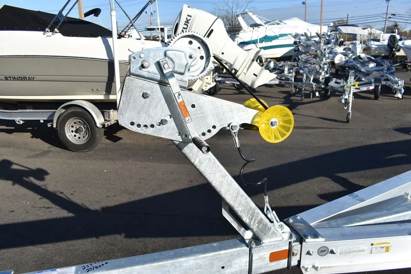 Slide: The Image of Yacht Club Trailers Yacht Club Boat Trailers 27-8000 Aluminum tandem axle bunk boat trailer 2026 - 2
