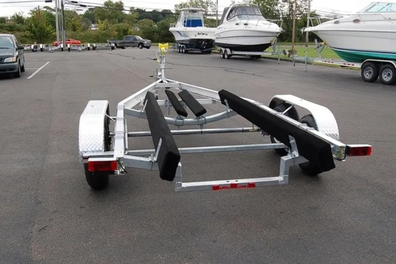 Slide: The Image of Yacht Club Trailers 21-6000 Aluminum tandem axle bunk boat trailer 2026 - 38