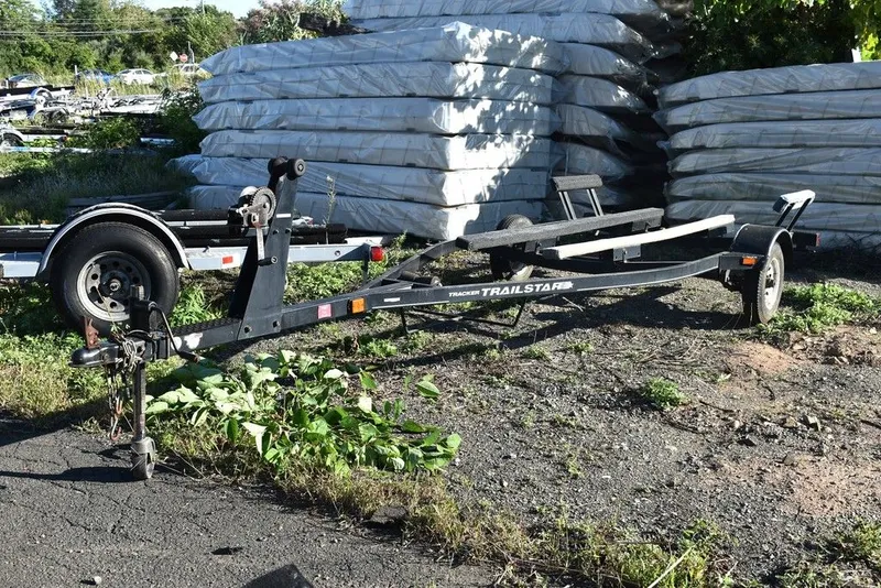 Slide: The Image of Yacht Club Trailers 21-6000 Aluminum tandem axle bunk boat trailer 2026 - 90