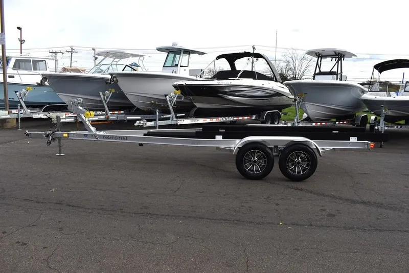 Slide: The Image of Yacht Club Trailers Yacht Club Boat Trailers 23-6000 Aluminum tandem axle bunk boat trailer 2026 - 2