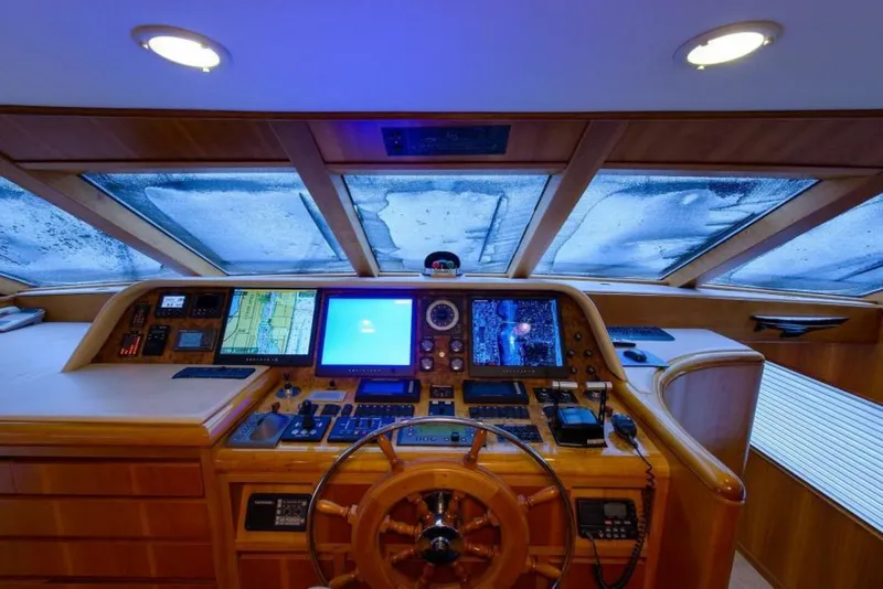 Slide: The Image of Burger Boat Company Raised Pilothouse 1998 - 65