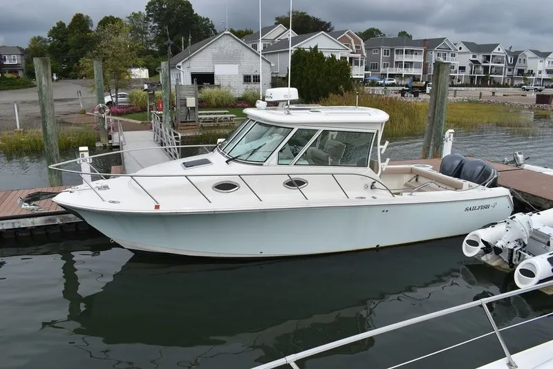 Slide: The Image of Yacht Club Trailers 21-6000 Aluminum tandem axle bunk boat trailer 2025 - 18