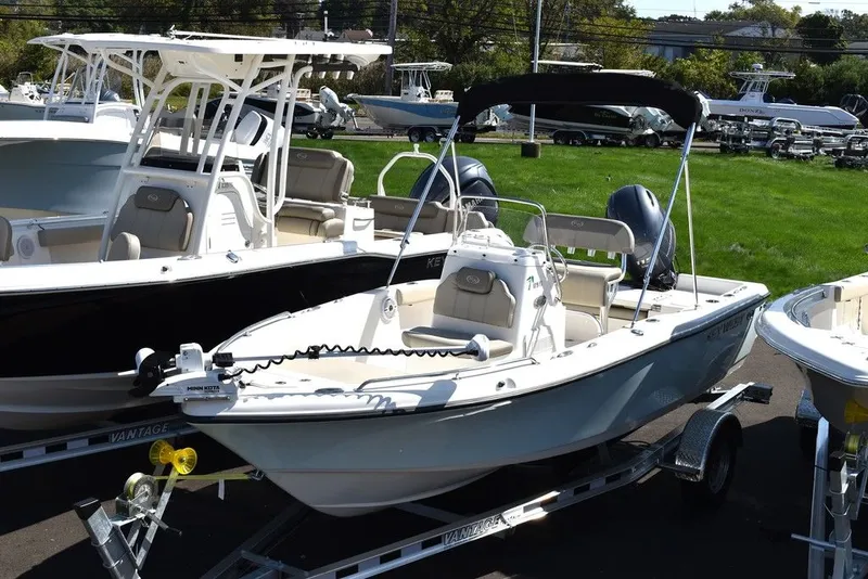 Slide: The Image of Yacht Club Trailers 21-6000 Aluminum tandem axle bunk boat trailer 2025 - 49