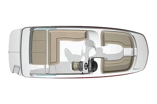 Slide: The Image of Bayliner 215 Deck Boat 2016 - 6