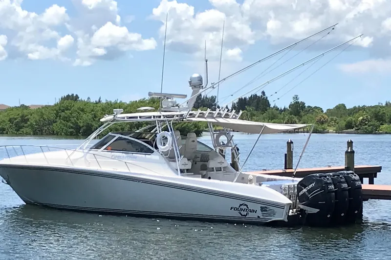 Slide: The Image of Fountain 38 Sportfish Cruiser OB 2007 - 2