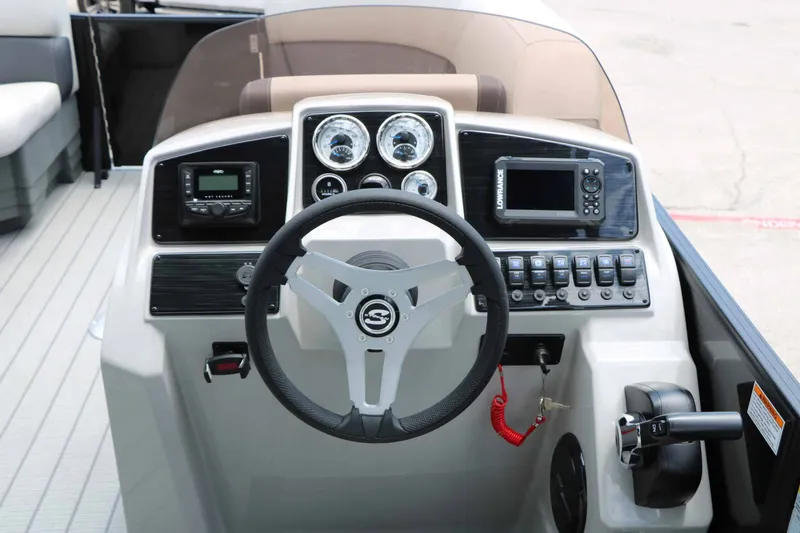 Slide: The Image of Sylvan Mirage 820 CLZ DH Premium Pontoon-Includes Custom Trailer 2026 - 30