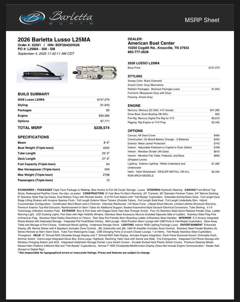 Slide: The Image of Barletta Lusso 25MA 2026 - 1