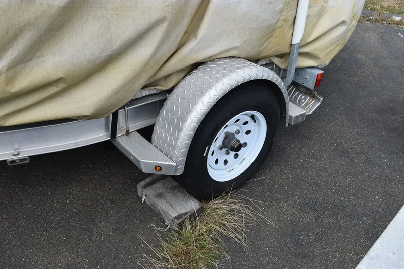 Slide: The Image of Karavan Boat trailers Karavan Boat Trailers SL-1700 Single axle bunk, Aluminum, No Brakes 2017 - 4