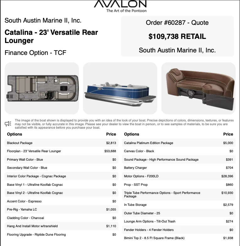 The Image of Avalon Catalina 2385 VRB 2027 - 0