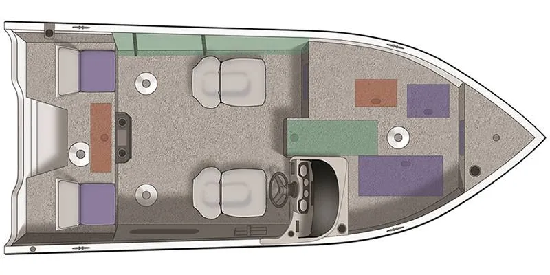 Slide: The Image of Crestliner Hawk 1650 SC JS 2025 - 1