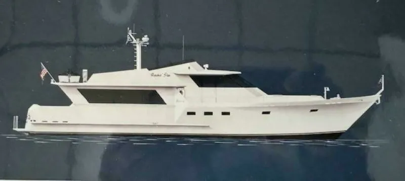 Slide: The Image of Motor Yacht 70 Brata "Wandrin Star" 1990 - 6