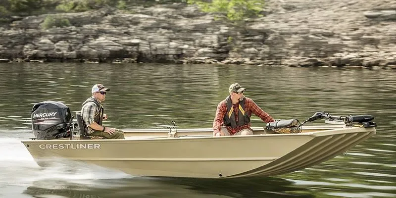 The Image of Crestliner Retriever Jon Deluxe 1660 Tiller 2026 - 0