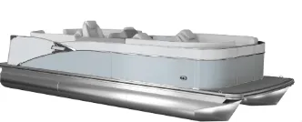 Slide: The Image of Avalon Catalina - 25 FT Quad Lounger SHIFT TRITOON 2025 - 1