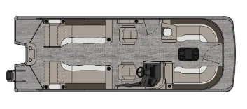The Image of Avalon Catalina - 25 FT Quad Lounger SHIFT TRITOON 2025 - 0