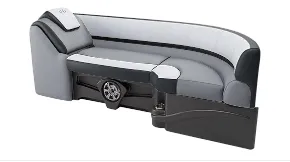Slide: The Image of Avalon Catalina - 25 FT Quad Lounger SHIFT TRITOON 2025 - 2