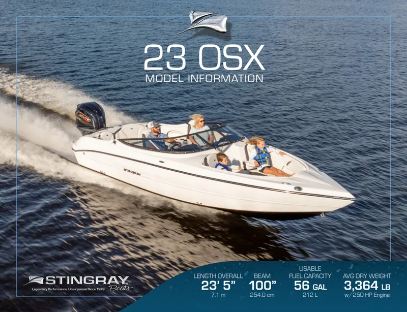 Slide: The Image of Stingray Boat Company 23 OSX 2024 - 2