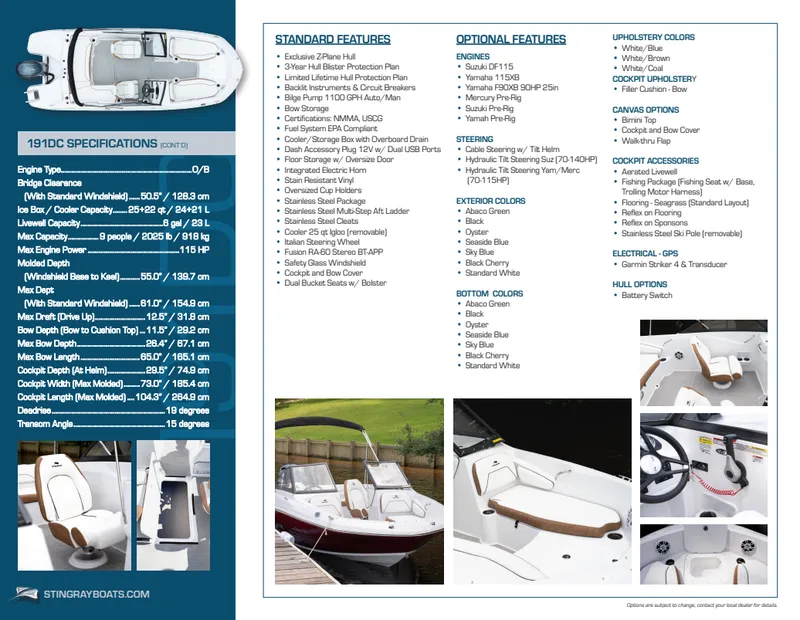 Slide: The Image of Stingray Boat Company 191 DC 2025 - 11
