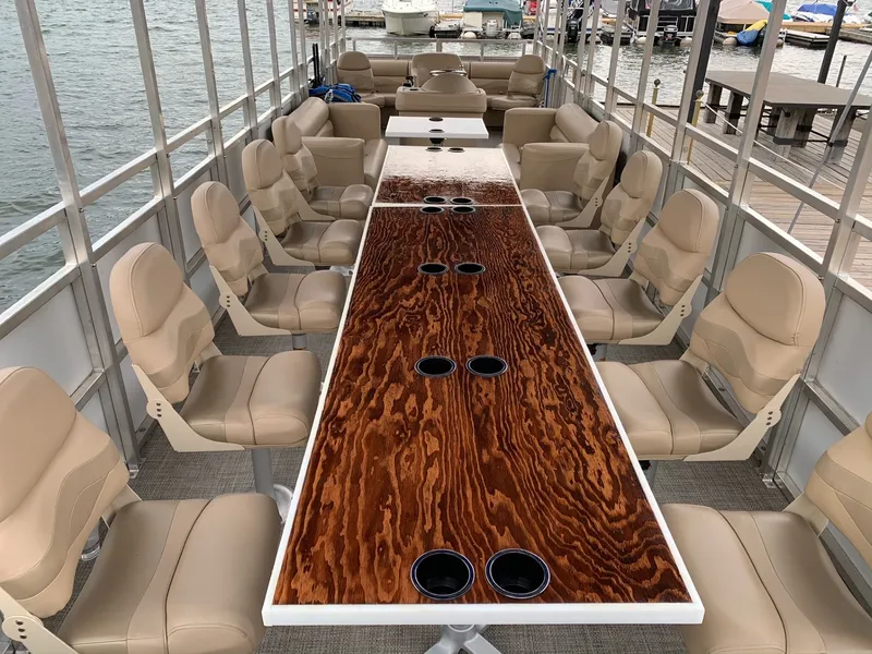 Slide: The Image of Sun Tracker Tour Boat 32' 2005 - 2