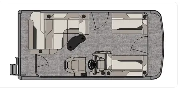 Slide: The Image of Avalon Venture - 17 FT Cruise Rear Bench 2025 - 3