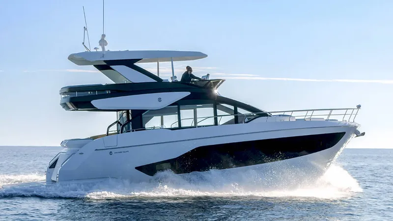 Slide: The Image of Cruisers 57 FLY boat length 2026 - 19