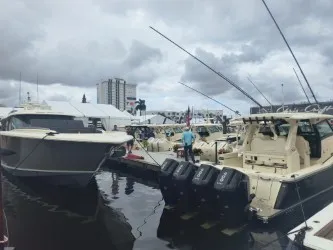 Slide: The Image of Boston Whaler 365 Conquest 2025 - 55
