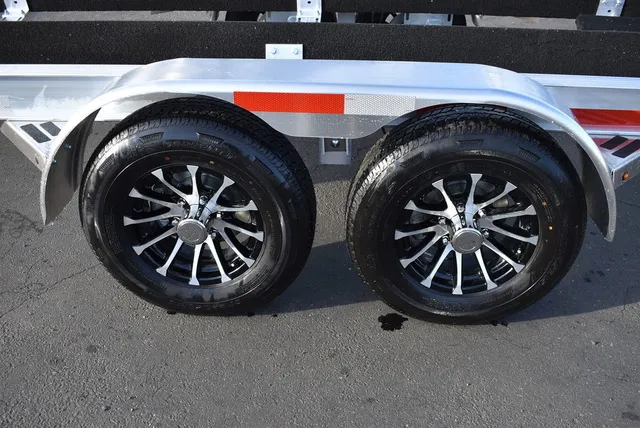 Slide: The Image of Yacht Club Trailers 27-10000 Aluminum Tandem Axle Bunk Boat Trailer 2026 - 8