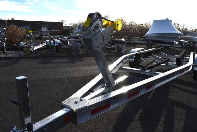Slide: The Image of Yacht Club Trailers 27-10000 Aluminum Tandem Axle Bunk Boat Trailer 2026 - 3