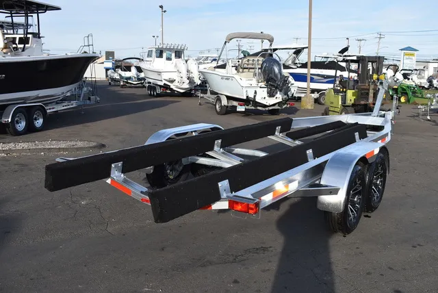 Slide: The Image of Yacht Club Trailers 27-10000 Aluminum Tandem Axle Bunk Boat Trailer 2026 - 5