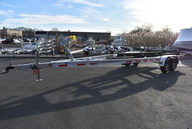 Slide: The Image of Yacht Club Trailers 27-10000 Aluminum Tandem Axle Bunk Boat Trailer 2026 - 1