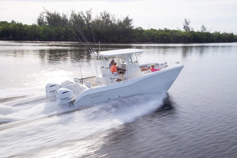 Slide: The Image of World Cat 295CC Center Console 2026 - 8