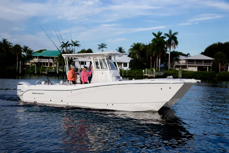 Slide: The Image of World Cat 295CC Center Console 2026 - 14