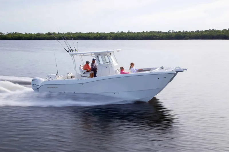 Slide: The Image of World Cat 295CC Center Console 2026 - 7