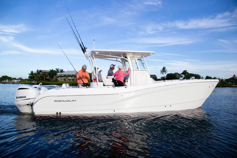 Slide: The Image of World Cat 295CC Center Console 2026 - 15