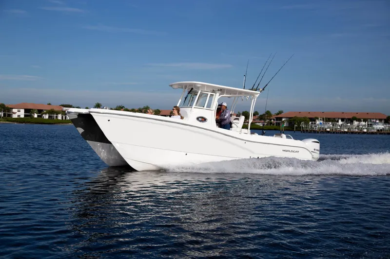 Slide: The Image of World Cat 295CC Center Console 2026 - 5
