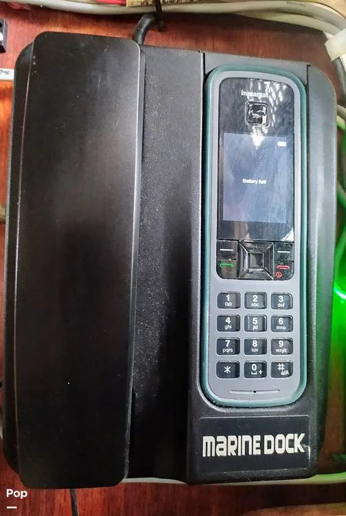 Slide: The Image of Satellite Phone - Satellite Phone Inmarsat With Marine Dock Station - 8322543