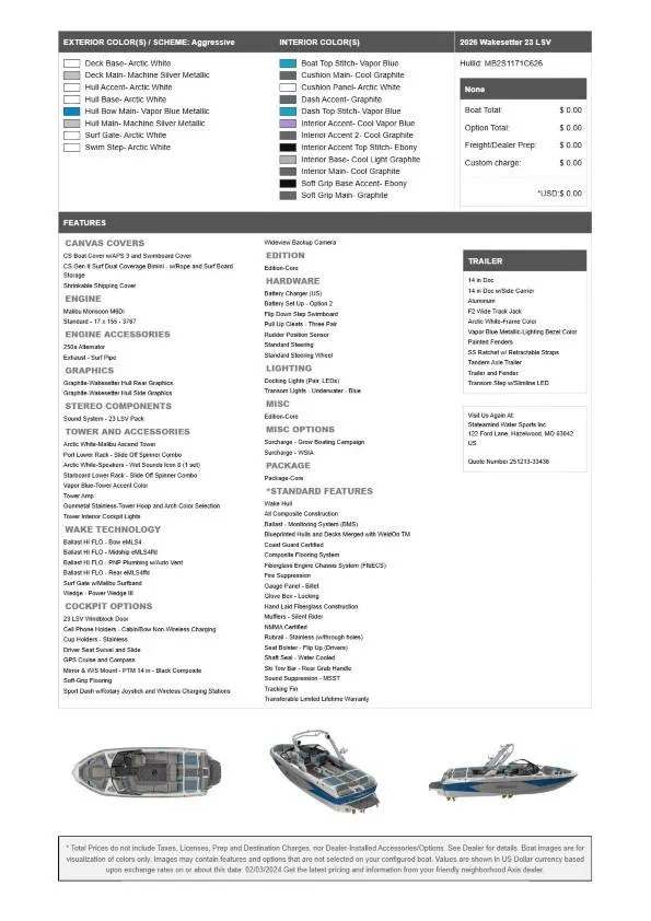 Slide: The Image of Malibu Wakesetter 23LSV 2026 - 16