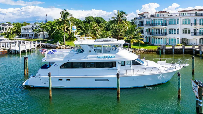 Slide: The Image of Hatteras Cockpit Motor Yacht 2003 - 30