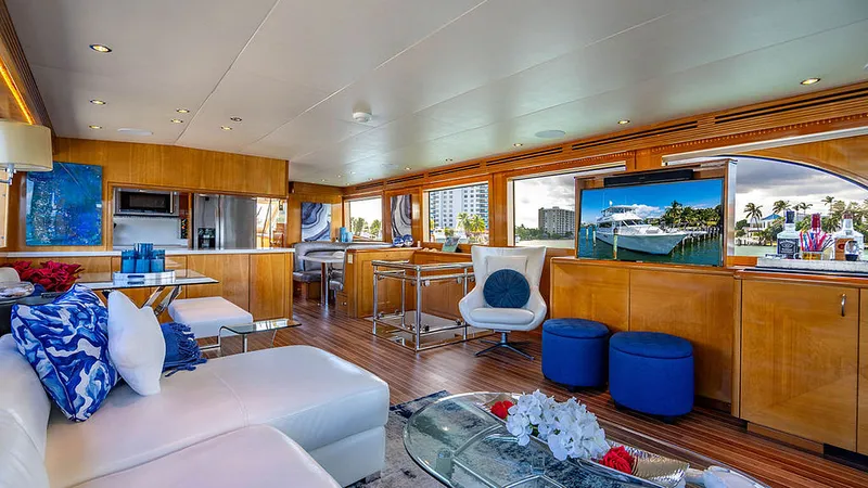 Slide: The Image of Hatteras Cockpit Motor Yacht 2003 - 2