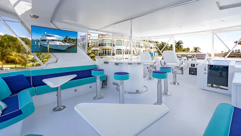 Slide: The Image of Hatteras Cockpit Motor Yacht 2003 - 21